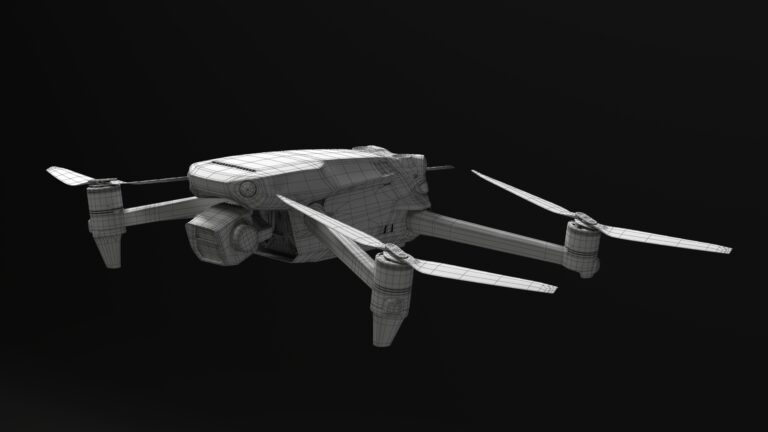 Drone_Front_Wireframe
