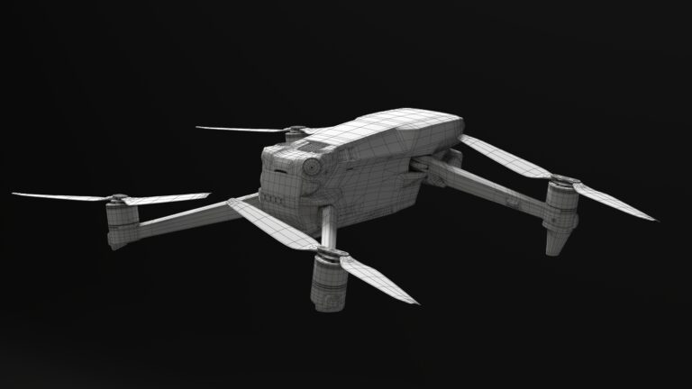 Drone_back_Wireframed